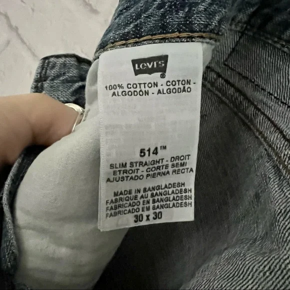 Men’s 514 Levi’s Slim Straight Jeans - Picture 11 of 11
